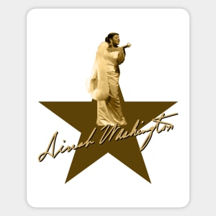 Dinah Washington - Signature Sticker